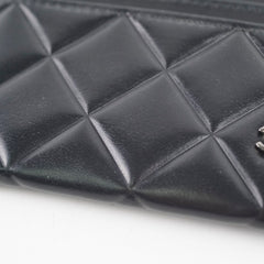 Chanel Black Lambskin Card Holder