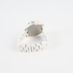 Chanel J12 Diamond Quartz Watch White 33mm