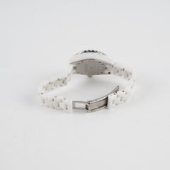 Chanel J12 Diamond Quartz Watch White 33mm