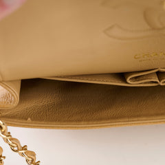 Chanel Medium Classic Flap Dark Beige Caviar 24k Gold - 10 Series (2005)