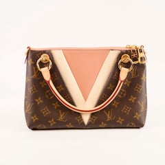 Louis Vuitton V Tote BB Monogram Pink