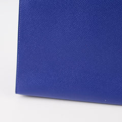 Hermes Kelly 28 Epsom Bi Colour Bleu Electrique - A Stamp
