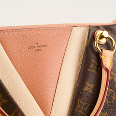 Louis Vuitton V Tote BB Monogram Pink