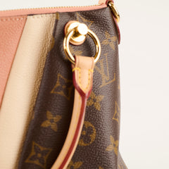Louis Vuitton V Tote BB Monogram Pink