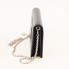 Louis Vuitton Twist Wallet On Chain WOC Black Epi