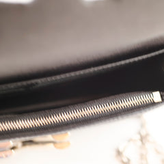 Louis Vuitton Twist Wallet On Chain WOC Black Epi