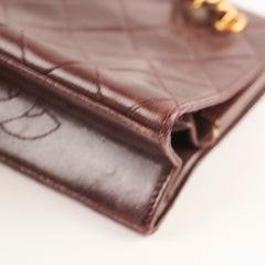 Chanel Kisslock Vintage Bag Burgundy Lambskin (4 Series)