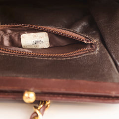 Chanel Kisslock Vintage Bag Burgundy Lambskin (4 Series)