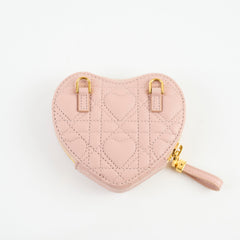Christian Dior Heart Micro Crossbody Dusty Pink