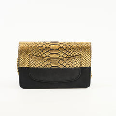 Chanel Python WOC Black Gold 22 Series