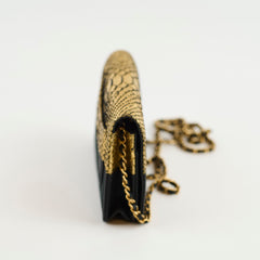 Chanel Python WOC Black Gold 22 Series