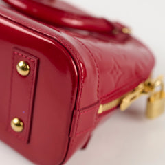 Louis Vuitton Alma BB Monogram Vernis Red