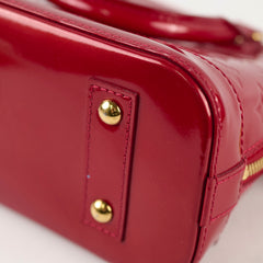 Louis Vuitton Alma BB Monogram Vernis Red