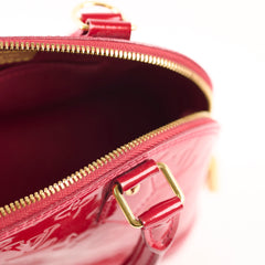 Louis Vuitton Alma BB Monogram Vernis Red