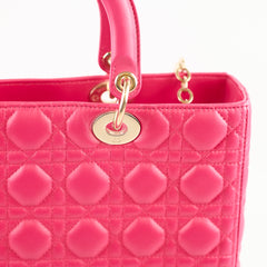 Christian Dior Lady Dior Large Pink