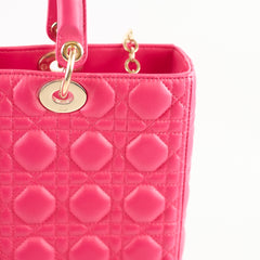 Christian Dior Lady Dior Large Pink