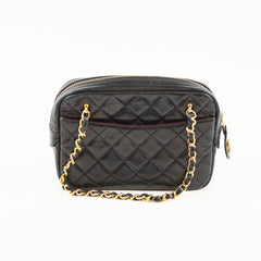 Chanel Black Vintage Camera Bag 1 Series