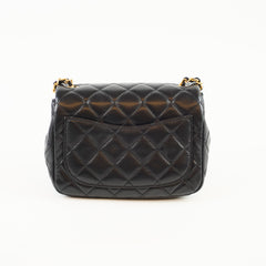 Chanel Mini Square Pearl Crush Black