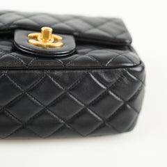 Chanel Mini Square Pearl Crush Black