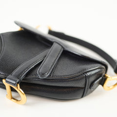Christian Dior Nano Saddle bag Black