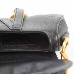 Christian Dior Nano Saddle bag Black
