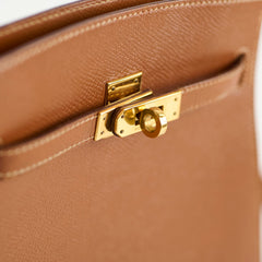 Hermès Gold Kelly Sport Vintage S Circle 1989