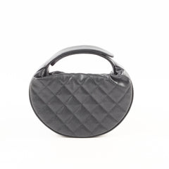 Chanel Black Caviar Bow Pouch (Microchipped)