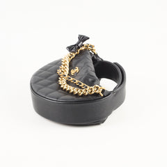 Chanel Black Caviar Bow Pouch (Microchipped)