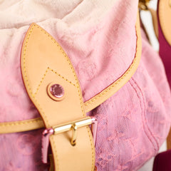 Louis Vuitton Sunshine Monogram Pink Denim Hobo Shoulder