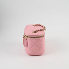 Chanel Pink Caviar Box Vanity 31 series