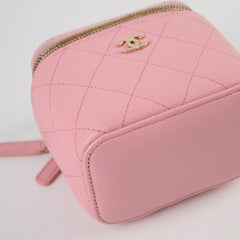 Chanel Pink Caviar Box Vanity 31 series
