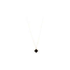 34824. Van Cleef & Arpels Magic Alhambra Long Necklace 1 Motif Onyx