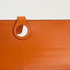 Hermès Dogon Wallet Orange M Square