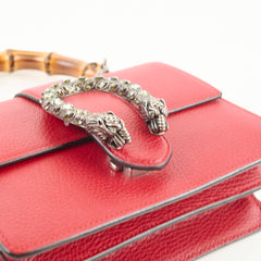 Gucci Bamboo Top Handle Red