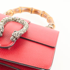 Gucci Bamboo Top Handle Red