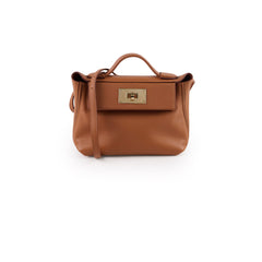 Hermes Mini 24/24 Evercolour Gold U Stamp