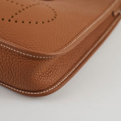 Hermes Evelyne TPM Mini Togo Gold GHW - K Stamp