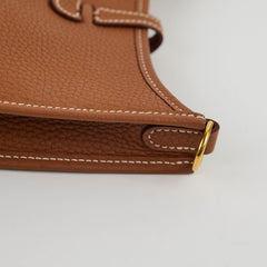 Hermes Evelyne TPM Mini Togo Gold GHW - K Stamp