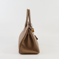 Hermès Birkin 30 Togo Etoupe GHW - A Stamp