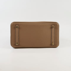 Hermès Birkin 30 Togo Etoupe GHW - A Stamp