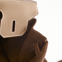 Hermès Birkin 30 Togo Etoupe GHW - A Stamp