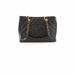 Chanel Caviar GST Grand Shopping Tote Black