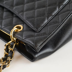 Chanel Caviar GST Grand Shopping Tote Black