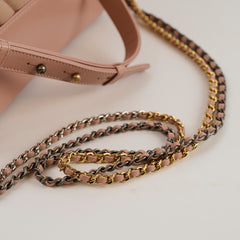 Chanel Pink Chevron Medium Gabrielle Bag