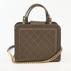 Chanel Label Click Shopping Tote Bag