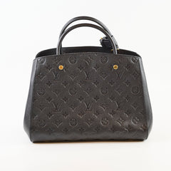Louis Vuitton Montaigne MM Black Empreinte
