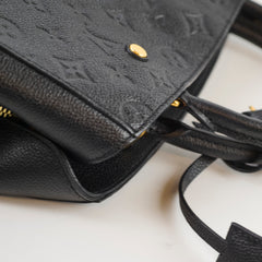 Louis Vuitton Montaigne MM Black Empreinte