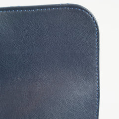 Chanel Quilted Calfskin Top Handle Navy