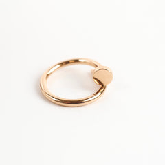 Cartier Juste Un Clou Classic Pink Gold Ring Size 60