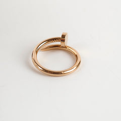 Cartier Juste Un Clou Classic Pink Gold Ring Size 60